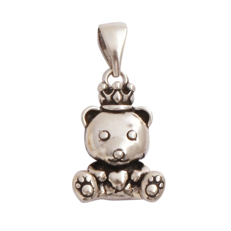 Cute Bear Fox Squirrel Charm Pendant,18K Gold Plated Cubic Zironia Shell Animal Necklace Bracelet Jewelry Accessories Supply K30