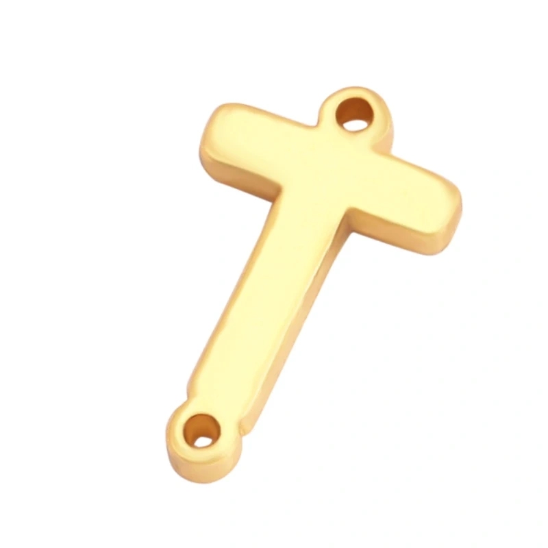 Trendy Initial Letter Alphabet Name Connector,18K Gold Bracelet Necklace Charm Jewelry Findings Components Clasps Supplies M45