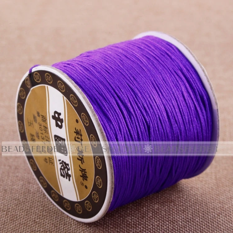 Chinese knotting Jade Thread 0.8mm 120 Meters Roll , popular for Jewelery Design , Friendship knotting Bracelet Making Supplies