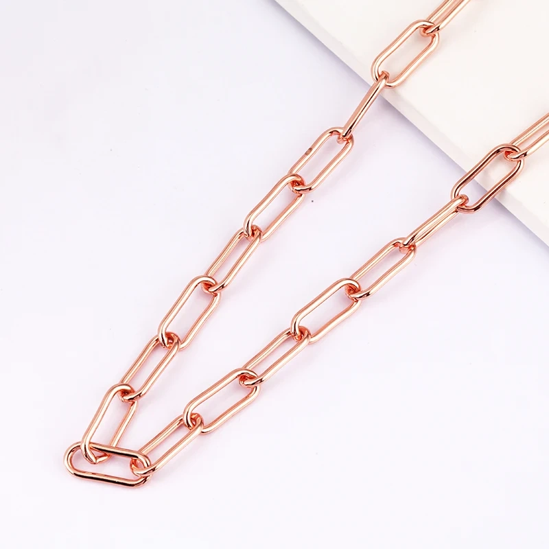 Colour Chain Paper Clip Brass Chunky oval White Pink Rose Purple Black Silver Gold,7mm width ,1 meter long