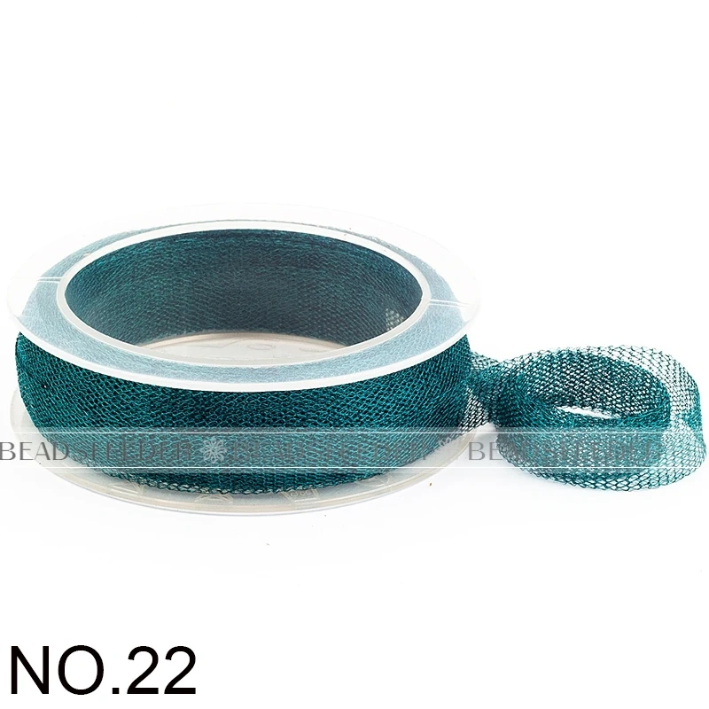 Soft Titanium Tubular Mesh Ribbon,6mm/12mm/20mm , Gold Silver Italian Metal Wire Mesh Ribbon lace,Wedding jewelry Craft supplies