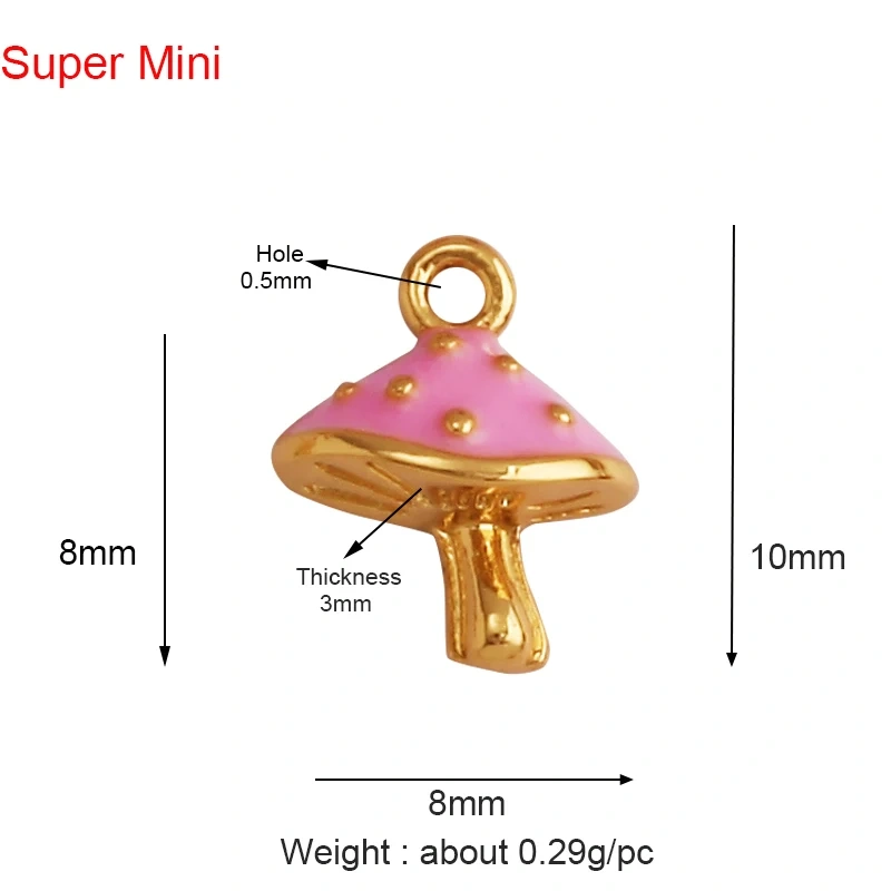 Super Mini Cute Love Heart Star Flower Leaf Fruits Charm Pendant,Cubic Zirconia Paved,Jewelry Necklace Bracelet Accessories L22