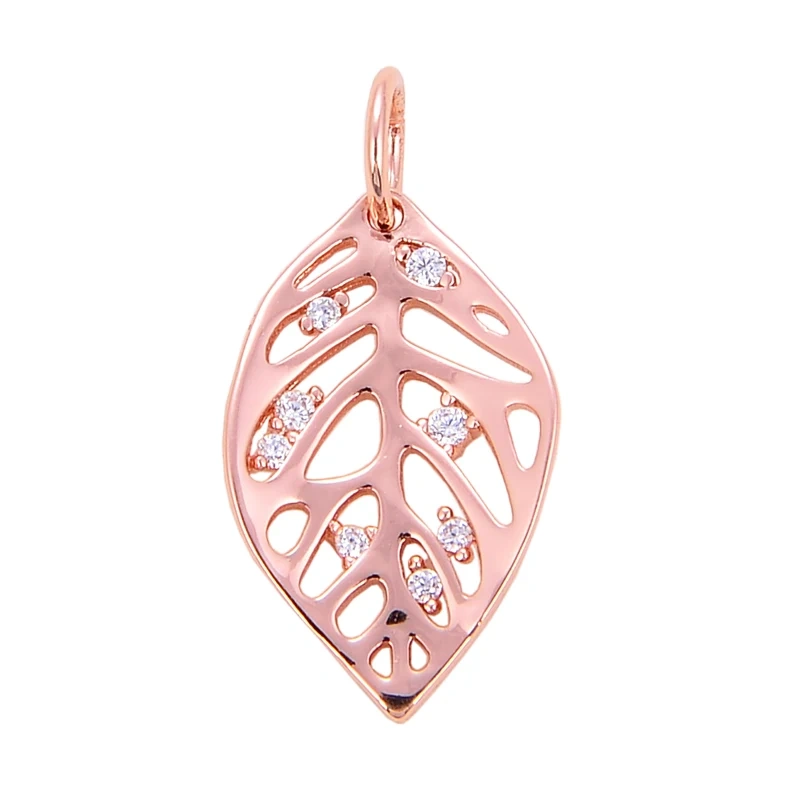 Pine Cone Lotus Coconut Tree Sun Flower Ginkgo Leaf  18K Gold Charm,Bracelet Earring Attachment  Jewelry Components Findings L44