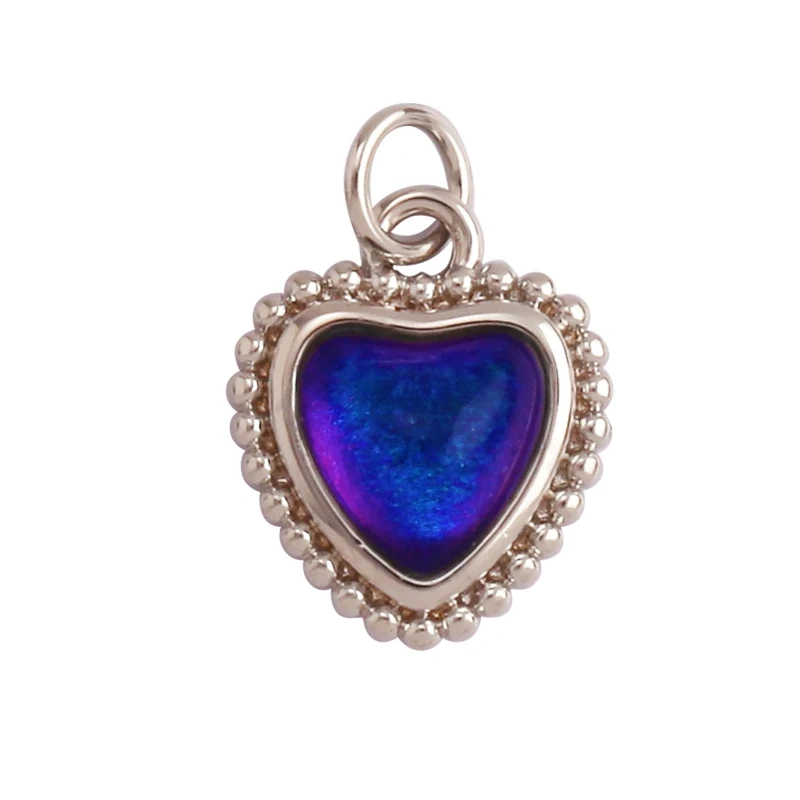 Fine Antique Style Love Heart Charm Pendant ,Classic18K Gold Plated Jewelry Necklace Bracelet Hand Making Supplies L22