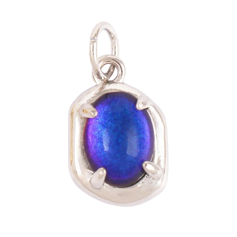 Mini Classic Antique Style CZ Charm Pendant , 18K Real White Rose Gold Plated,Jewelry Necklace Bracelet Hand Making Supplies L22