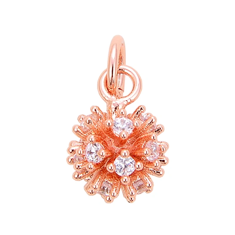 Pine Cone Lotus Coconut Tree Sun Flower Ginkgo Leaf  18K Gold Charm,Bracelet Earring Attachment  Jewelry Components Findings L44