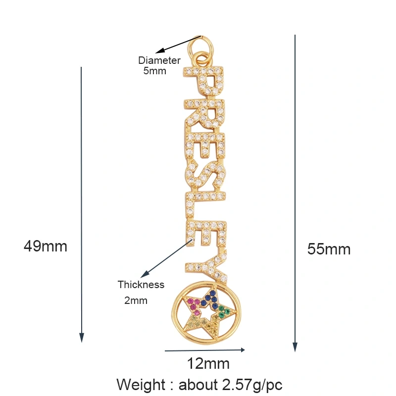 New Word MAMA GWEN GRATEFUL HAPPY LOVE EDEN PEACE JOY PRESLEY LUCKY Letter Charm Pendant Jewelry,Necklace Hand Making Supply M22