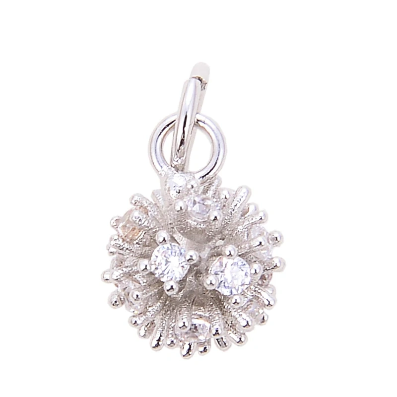 Pine Cone Lotus Coconut Tree Sun Flower Ginkgo Leaf  18K Gold Charm,Bracelet Earring Attachment  Jewelry Components Findings L44