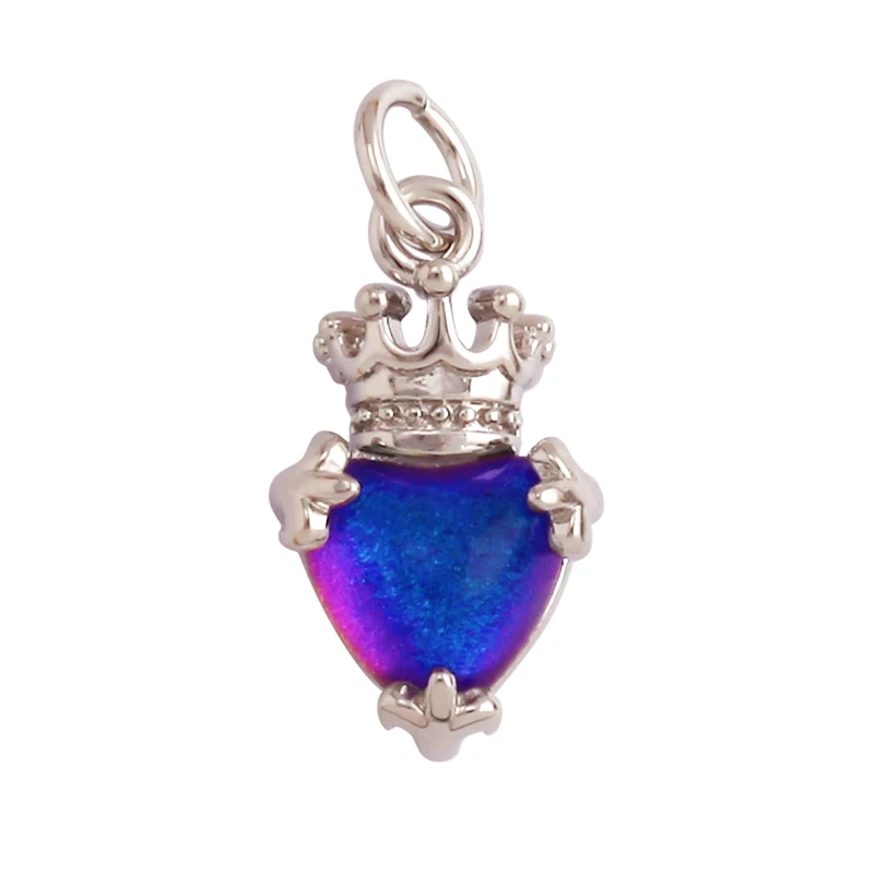 Cute Cat Love Heart Lantern Charm Pendant ,Fine Trendy 18K Gold Plated Jewelry Necklace Bracelet Hand Making Supplies L22