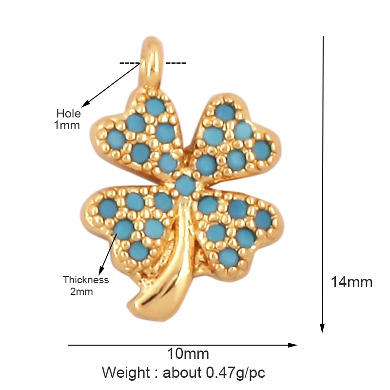 Pine Cone Lotus Coconut Tree Sun Flower Ginkgo Leaf  18K Gold Charm,Bracelet Earring Attachment  Jewelry Components Findings L44