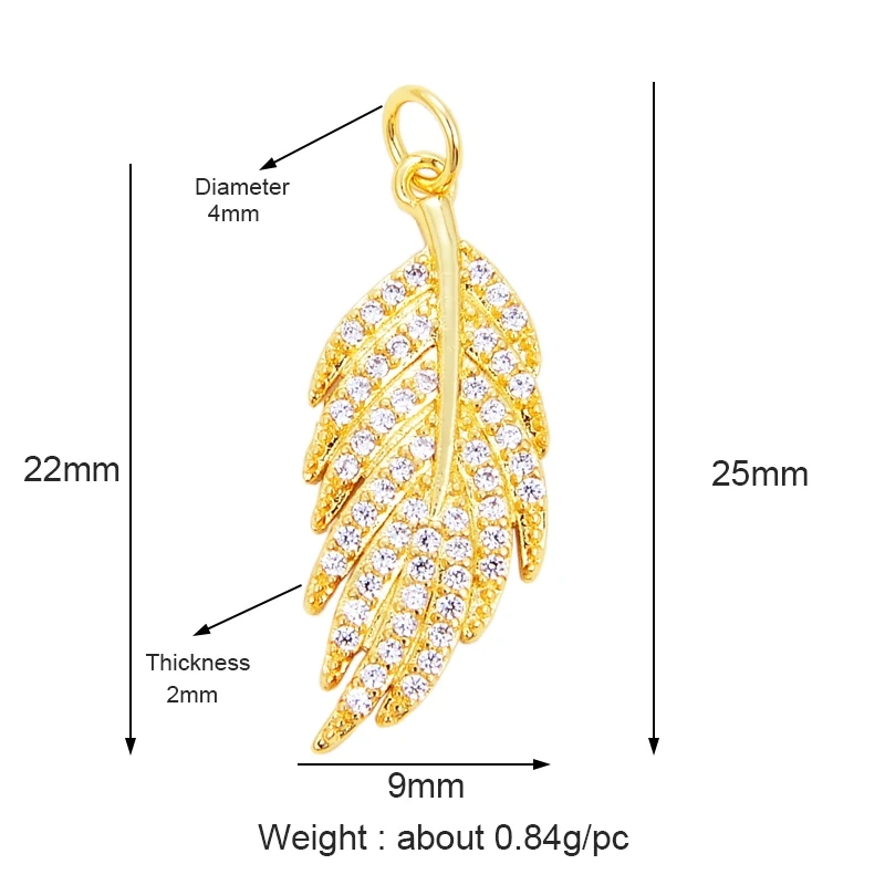 Pine Cone Lotus Coconut Tree Sun Flower Ginkgo Leaf  18K Gold Charm,Bracelet Earring Attachment  Jewelry Components Findings L44