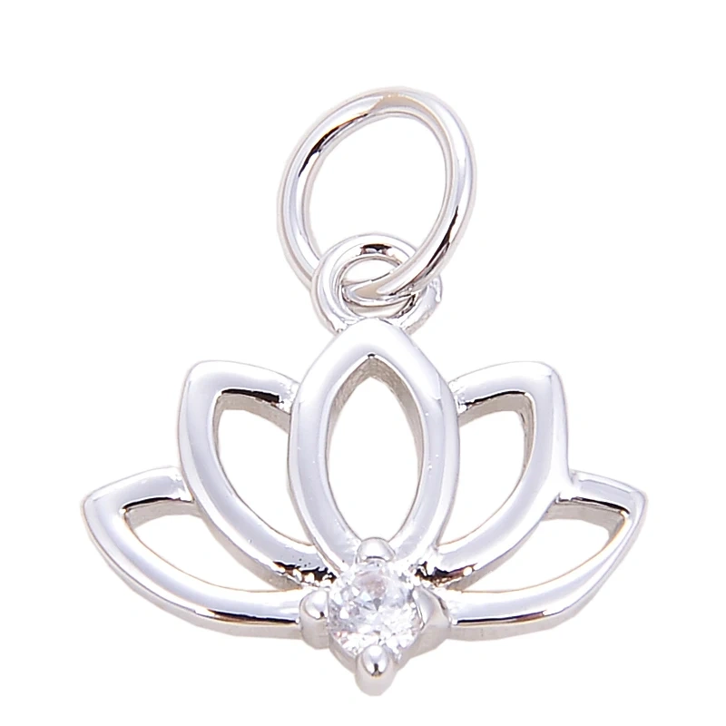 Pine Cone Lotus Coconut Tree Sun Flower Ginkgo Leaf  18K Gold Charm,Bracelet Earring Attachment  Jewelry Components Findings L44