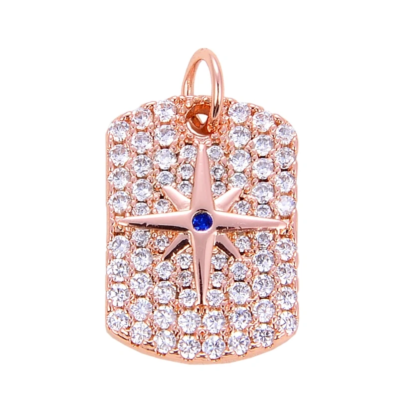 Shining Trendy Moon Star Space Celestial Compass Charm Pendant in Gold Colour , Jewelry Necklace Bracelet Making Supplies K31