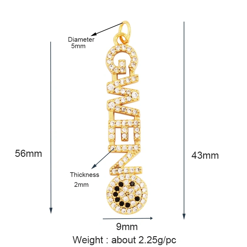 New Word MAMA GWEN GRATEFUL HAPPY LOVE EDEN PEACE JOY PRESLEY LUCKY Letter Charm Pendant Jewelry,Necklace Hand Making Supply M22