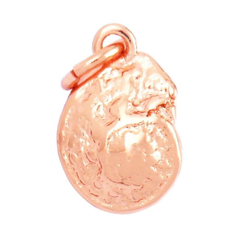 Blue Ocean Shell Animal Dolphin Tropical Fish Bone Seastar Shrimp Charm Pendant,18K Gold Plated Zircon Jewelry Findings L34