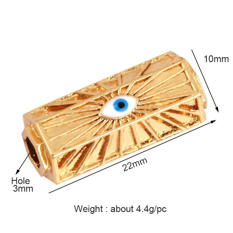 Love Amour Happy Dream Bullet hexagonal beads Tube, Spacor Enamel Metal Brass Based,Hand knotting Makding Supplies , men's bead