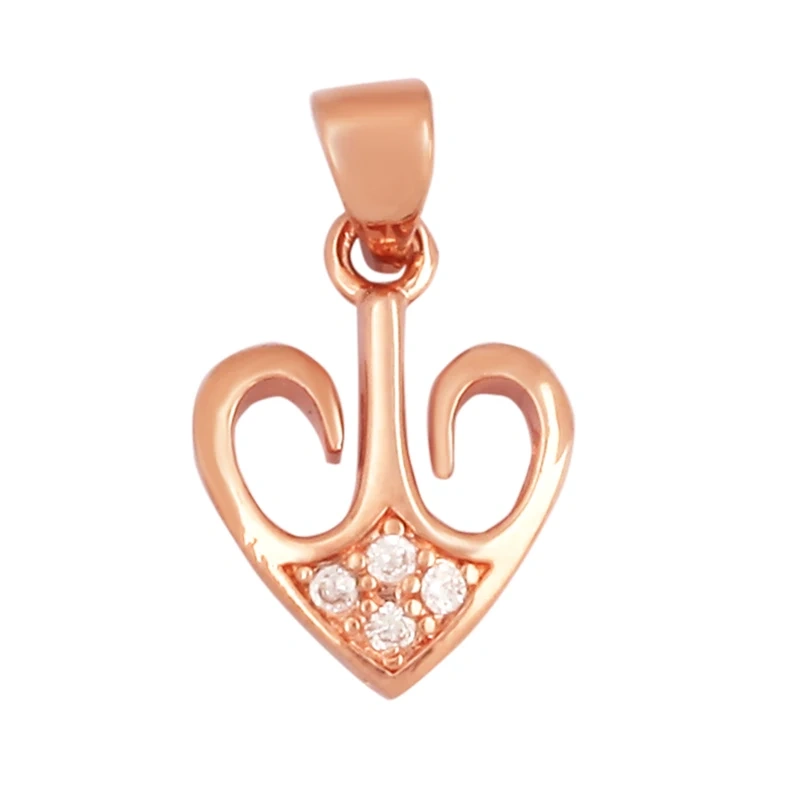 Fashion Colourful Enamel Dripping Oil Love Heart Charm Pendant,Cute 18K Gold Zircon Mix Style Jewelry Necklace Accessories L26