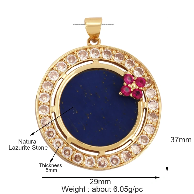 Fashion Elegant Love Heart Round Shape Natural Mother of Pearl Shell Agate Malachite Pendant Charm,DIY Necklace Accessories M30