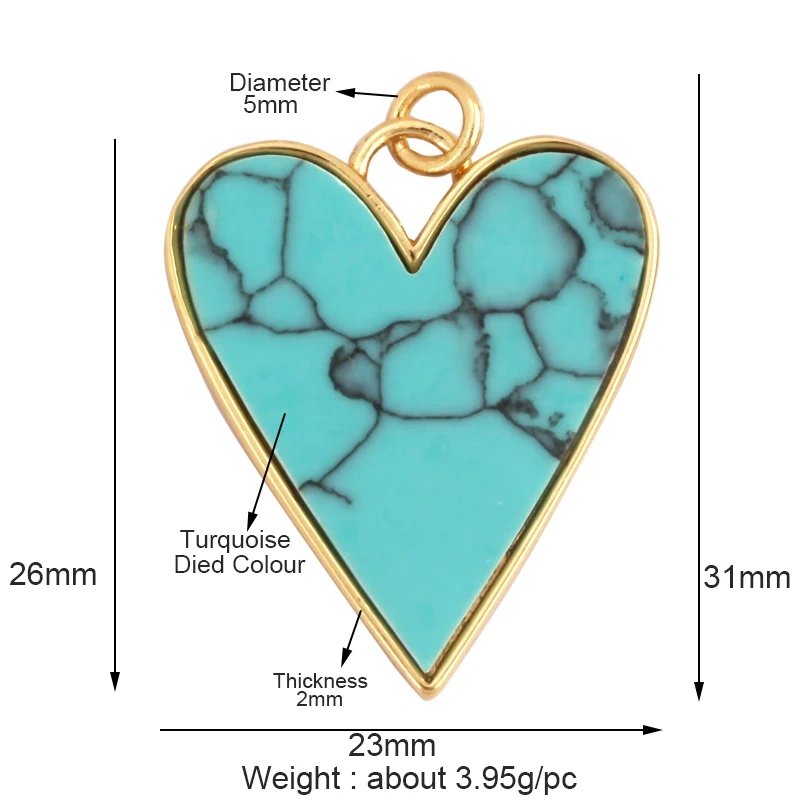 Fashion Elegant Love Heart Round Shape Natural Mother of Pearl Shell Agate Malachite Pendant Charm,DIY Necklace Accessories M30