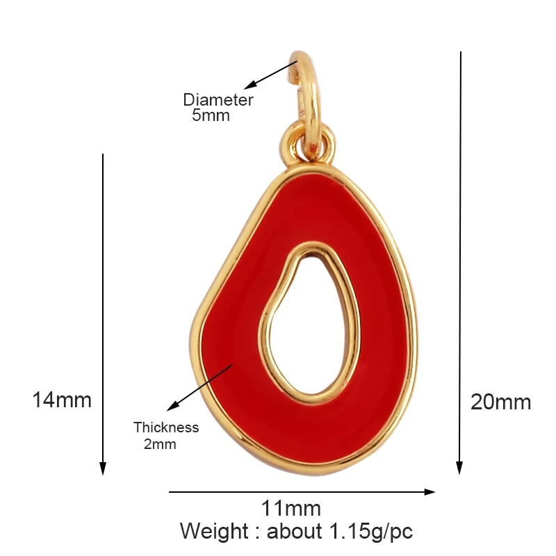 Fashion Colourful Enamel Dripping Oil Love Heart Charm Pendant,Cute 18K Gold Zircon Mix Style Jewelry Necklace Accessories L26