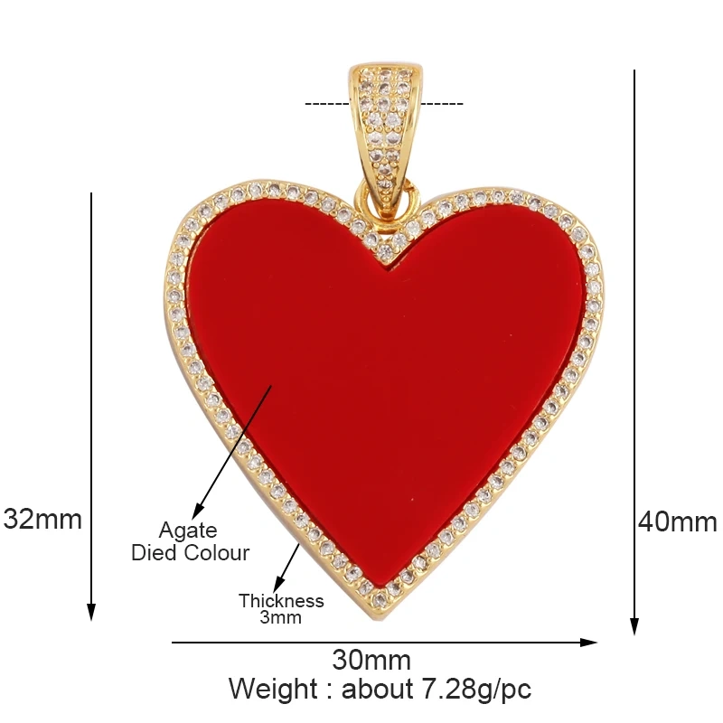 Fashion Elegant Love Heart Round Shape Natural Mother of Pearl Shell Agate Malachite Pendant Charm,DIY Necklace Accessories M30