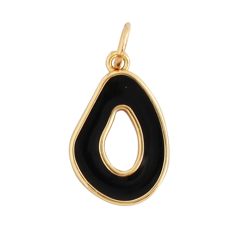 Fashion Colourful Enamel Dripping Oil Love Heart Charm Pendant,Cute 18K Gold Zircon Mix Style Jewelry Necklace Accessories L26