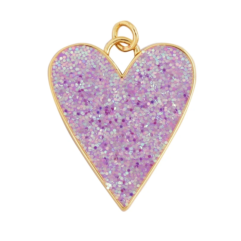 Glittery Pop Colourful Clothing Theme Heart Charms Pendant,Fashion Drop Oil Enamel Romantic Love Jewelry Necklace Accessory K10