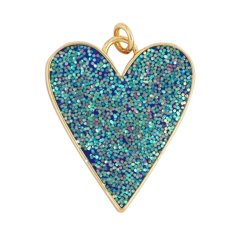 Glittery Pop Colourful Clothing Theme Heart Charms Pendant,Fashion Drop Oil Enamel Romantic Love Jewelry Necklace Accessory K10