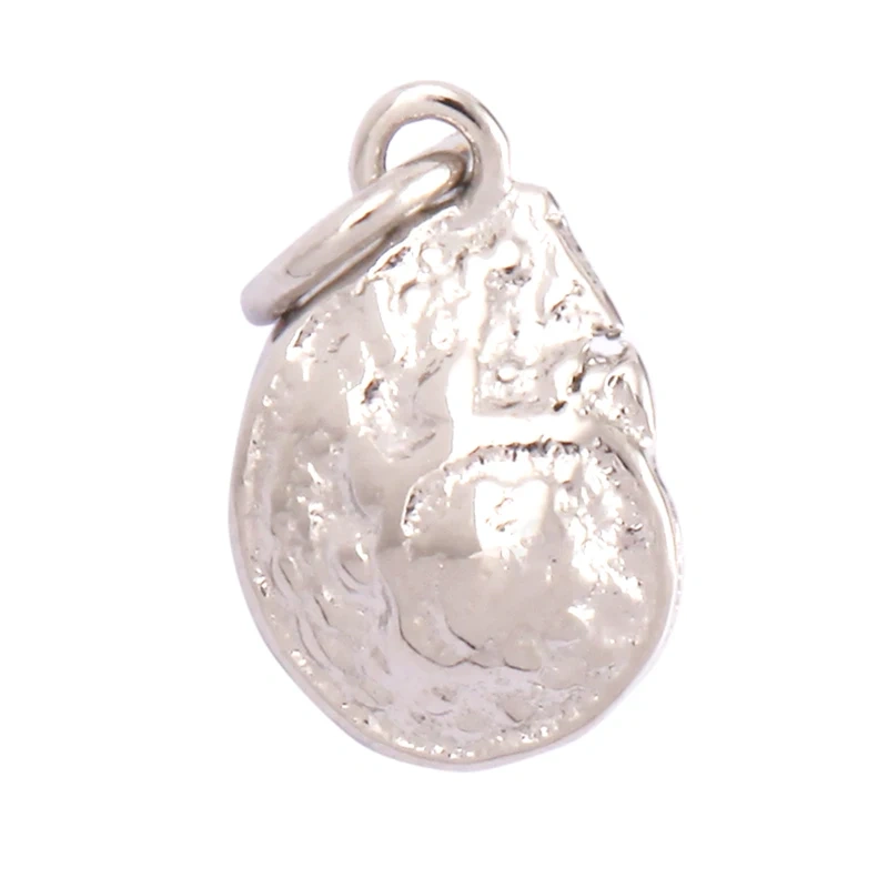 Blue Ocean Shell Animal Dolphin Tropical Fish Bone Seastar Shrimp Charm Pendant,18K Gold Plated Zircon Jewelry Findings L34
