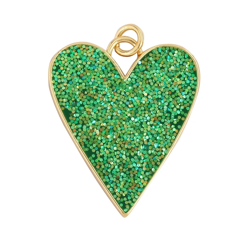 Glittery Pop Colourful Clothing Theme Heart Charms Pendant,Fashion Drop Oil Enamel Romantic Love Jewelry Necklace Accessory K10