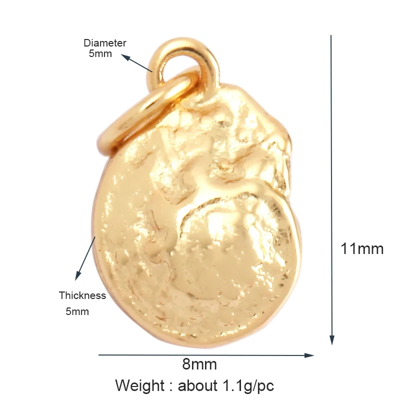Blue Ocean Shell Animal Dolphin Tropical Fish Bone Seastar Shrimp Charm Pendant,18K Gold Plated Zircon Jewelry Findings L34