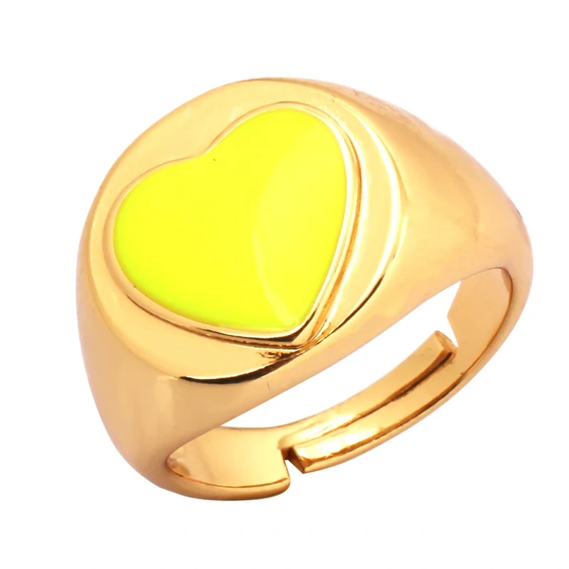 Daisy Flower Ladybug Butterfly Heart Taiji Clover Finger Ring Antique Grandma's Women's Adjustable Ring Girl Party Jewelry