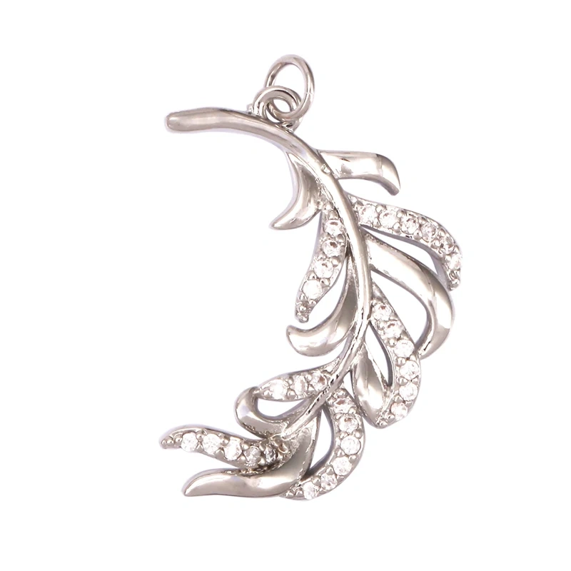 Sweet Colorful Sun Rose Flower Charm Pendant,Trendy 18K Gold Geometry Zircon Necklace Accessories DIY Handy Craft Jewelry L33