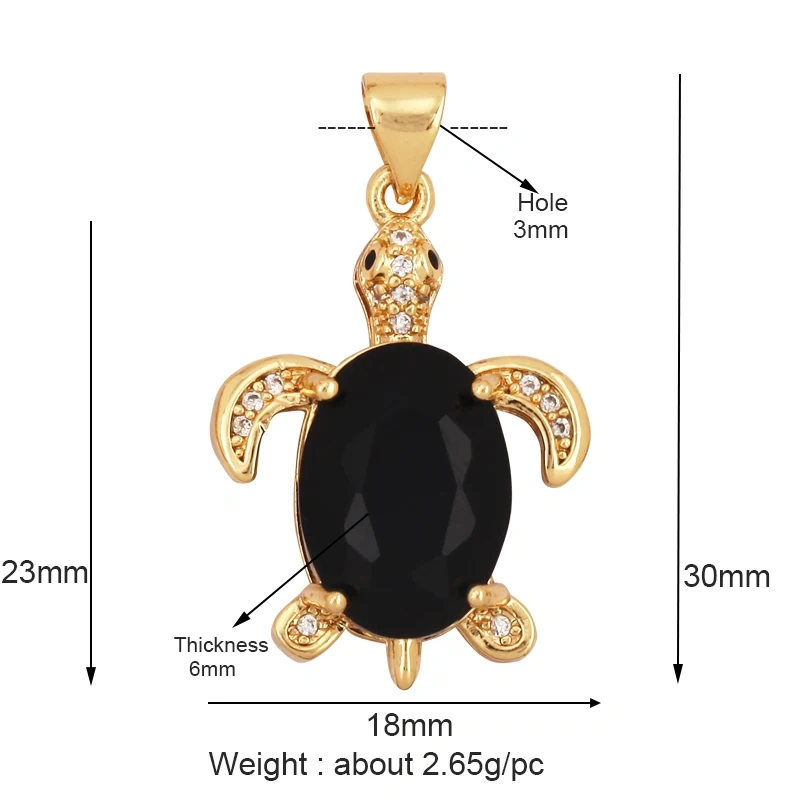 Marine Sea Nautilus Turtle Starfish Octopus Conch Crab Shell Snake Charm Pendant,Gold Plated Zircon Jewelry Findings Supply M67