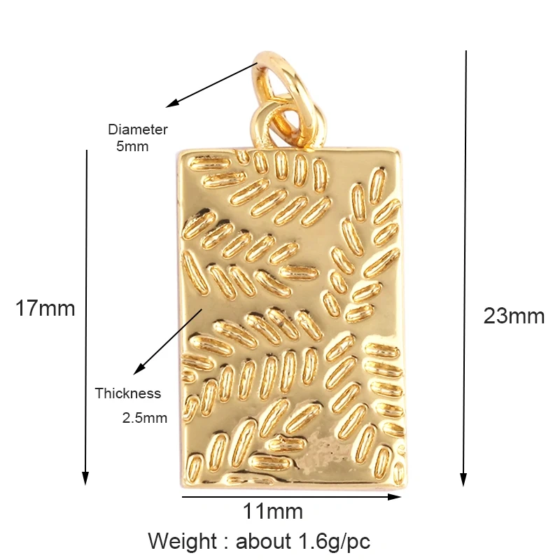 Sweet Rainbow Sun Rose Flower Maple Leaf Coconut Life Tree Charm Pendant,18k Gold Zircon Jewelry Findings Necklace Supplies M68