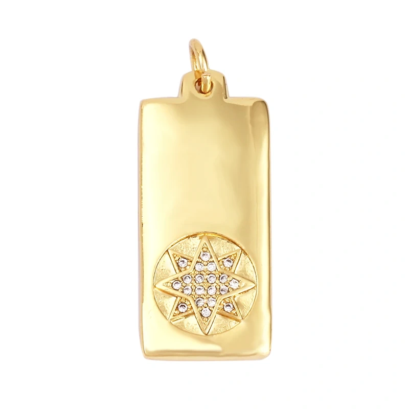 Heart Love Star Moon Evil Eye Hamsha Hand,CZ Paved Necklace Pendant Making Jewelry Components Findings Accessories Supplies L13