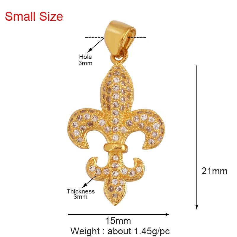 Unique Rose Flower Maple Leaf Big Tree Plant Charm Pendant,18k Gold Zircon Jewelry Findings Necklace Accessories Supplies M67