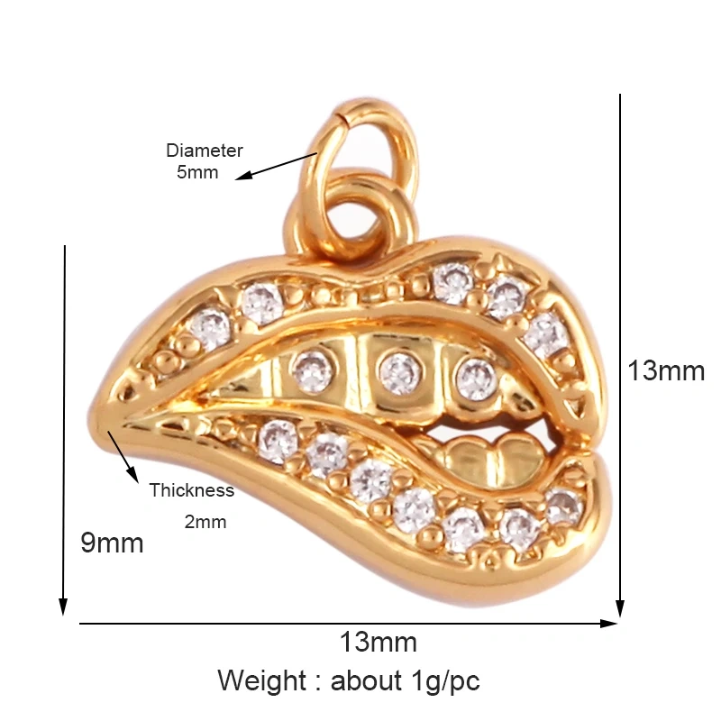 Cupid's Arrow Angel Red Lip Ice Cream Wine Glass Enamel Charm Pendant,Necklace Bracelet Earring Handy Craft Jewelry Supplies N28