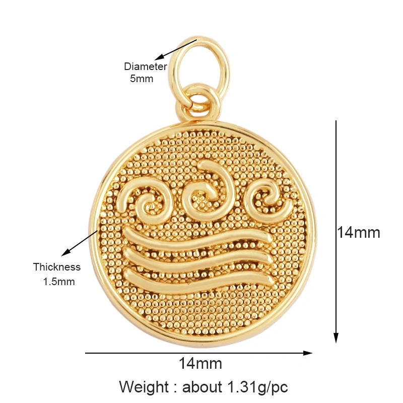 Pearl Enamel OiL Dropped Crown Love Heart Cubic Zirconia CZ Paved Charm Pendant,18K Gold Plated Colour,Craft Jewelry Supply M61