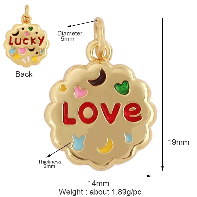 New Sun Flowers Creative Spades Cubic Zirconia Charm Pendant,Fashion 18K Gold Plated Love Heart Necklace Jewelry Supplies L16