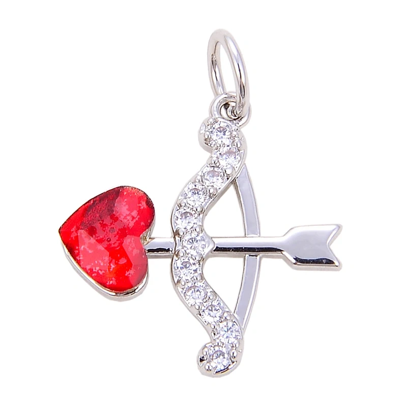 Cupid's Arrow Angel Red Lip Ice Cream Wine Glass Enamel Charm Pendant,Necklace Bracelet Earring Handy Craft Jewelry Supplies N28