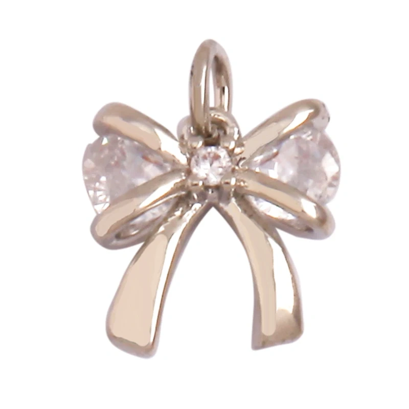 Beadsfeeder mini leaf leaves garland flower charm pendant, real gold colour plated , craft jewelry supplies