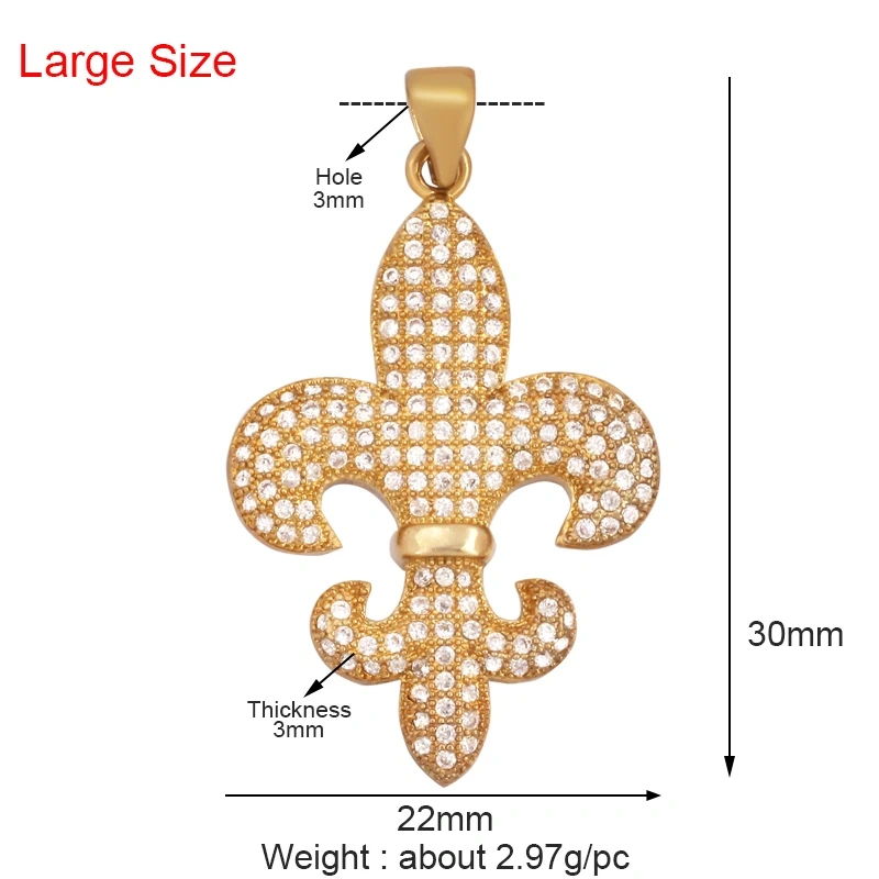 Unique Rose Flower Maple Leaf Big Tree Plant Charm Pendant,18k Gold Zircon Jewelry Findings Necklace Accessories Supplies M67