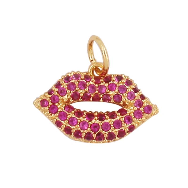 Cupid's Arrow Angel Red Lip Ice Cream Wine Glass Enamel Charm Pendant,Necklace Bracelet Earring Handy Craft Jewelry Supplies N28