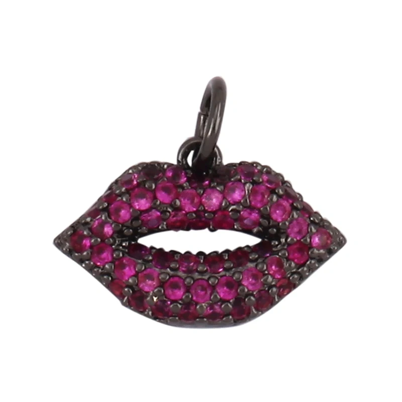 Cupid's Arrow Angel Red Lip Ice Cream Wine Glass Enamel Charm Pendant,Necklace Bracelet Earring Handy Craft Jewelry Supplies N28