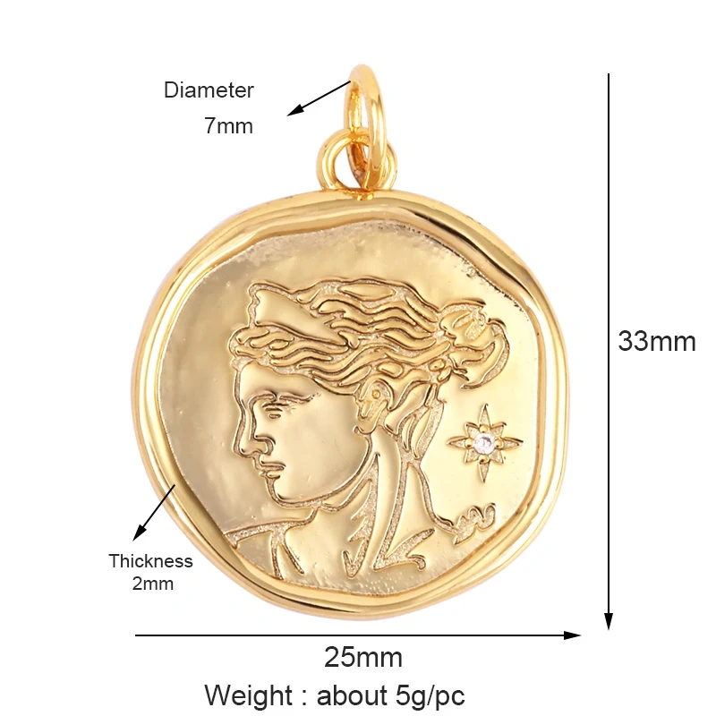 Beauty Goddess Female Fashion Girl Bullet Dancer Indian Chief Charm,Necklace Bracelet Pendant for Handmade Jewelry Supplies L27