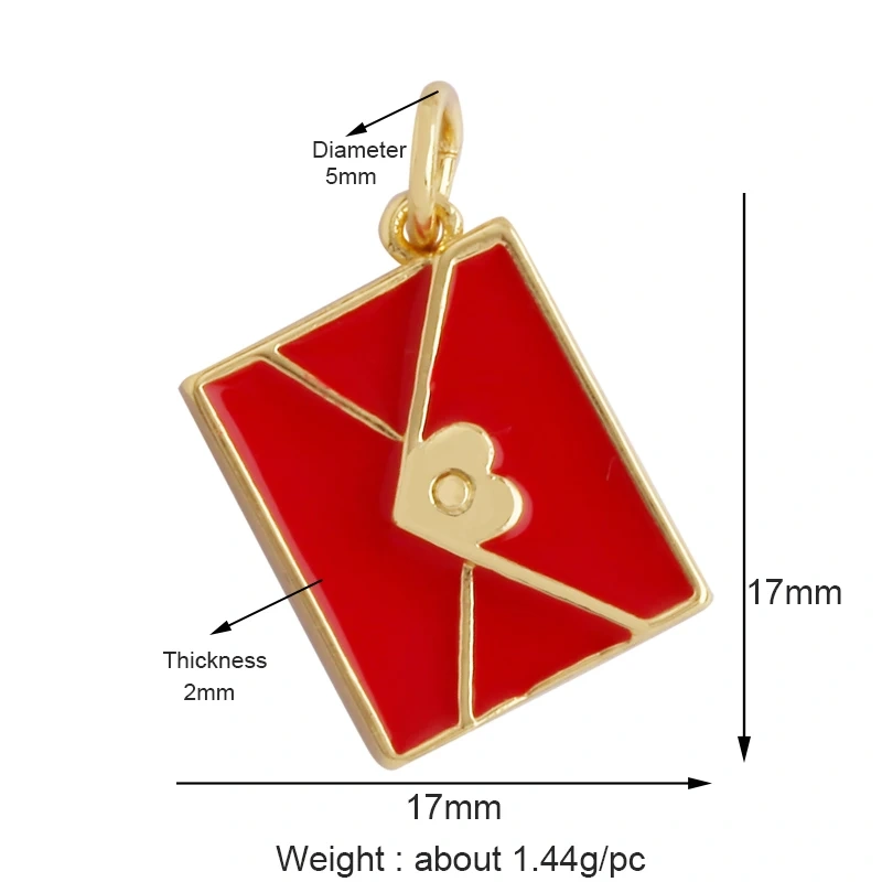 Trendy Umbrella Lipstick Handbag Charm Pendant,18K Gold Plated Cubic Zirconia Necklace Jewelry Findings Accessories Supplies M67