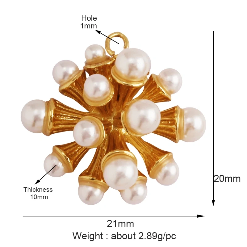 Unique Rose Flower Maple Leaf Big Tree Plant Charm Pendant,18k Gold Zircon Jewelry Findings Necklace Accessories Supplies M67