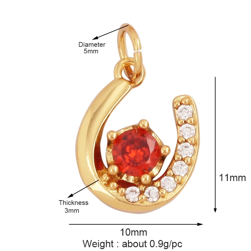 Sweet Colorful Sun Rose Flower Charm Pendant,Trendy 18K Gold Geometry Zircon Necklace Accessories DIY Handy Craft Jewelry L33