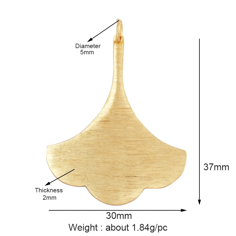 Maple Ginkgo Leaf Angel Butterfly Snowflake Moon Star Zircon Charm Pendant,Necklace Bracelet Earring Handy Craft Jewelry K36